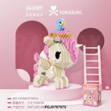 Питомцы: Единорог с птичкой 3D 18188