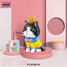 Кошки: Котик с короной 3D 18404