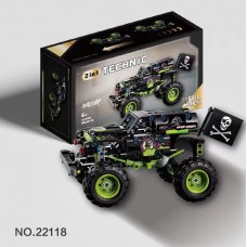 Monster Jam Grave Digger Монстр Трак Могильщик с инерционным механизмом 22118